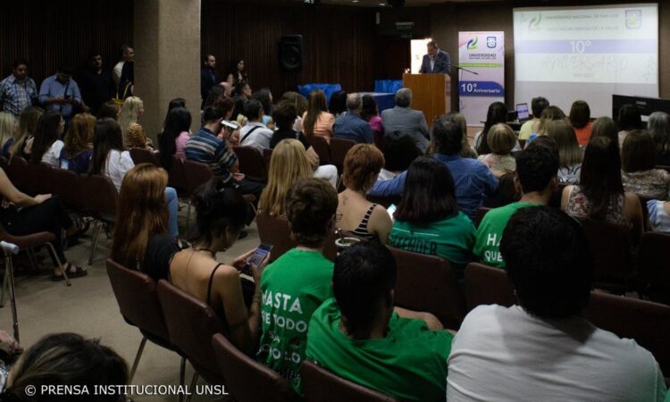 UNSL: LA FACULTAD DE CIENCIAS DE LA SALUD CONMEMORÓ SUS 10 AÑOS