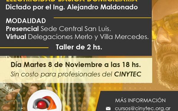 CYNYTEC: CAPACITACIÓN SOBRE ELECTRICIDAD BÁSICA DOMICILIARIA