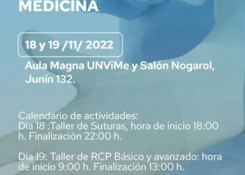 UNVIME: PRIMERAS JORNADAS DE MEDICINA, PARA ESTUDIANTES DEL CICLO BÁSICO DE LA CARRERA