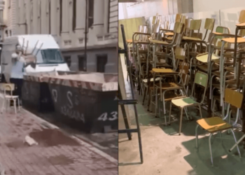 LA UNR LE INICIARÁ UN SUMARIO A TRABAJADORES DE HUMANIDADES QUE DESCARTARON SILLAS EN UN VOLQUETE