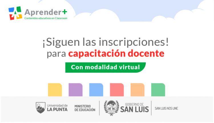 ULP: CONTINÚAN ABIERTAS LAS INSCRIPCIONES A LAS CAPACITACIONES PARA DOCENTES EN LA PLATAFORMA APRENDER +