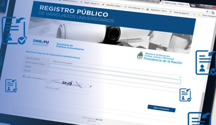 REGISTRO PÚBLICO DE GRADUADOS: SE PODRÁ CHEQUEAR LA VERACIDAD DE LOS TÍTULOS UNIVERSITARIOS