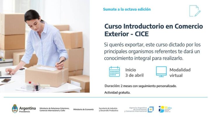 CURSO INTRODUCTORIO EN COMERCIO EXTERIOR (CICE) 8VA EDICIÓN