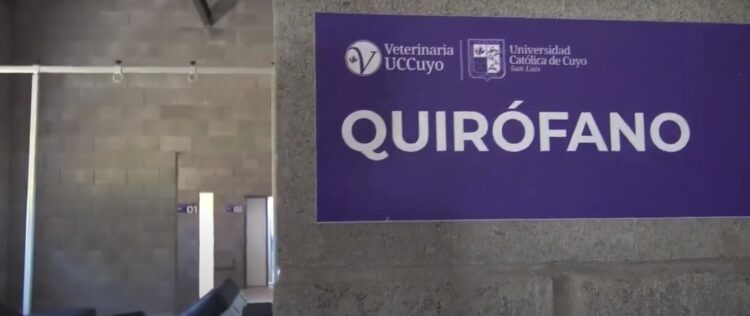 LA UNIVERSIDAD CATÓLICA DE CUYO INAUGURÓ EL PRIMER HOSPITAL ESCUELA PARA GRANDES ANIMALES EN SAN LUIS