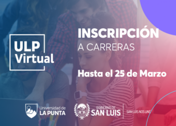 EL 25 DE MARZO CIERRAN LAS INSCRIPCIONES PARA ESTUDIAR EN LA ULP VIRTUAL
