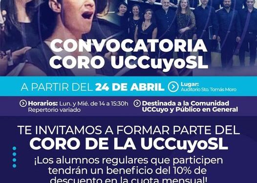 CONVOCATORIA CORO UCCUYOSL