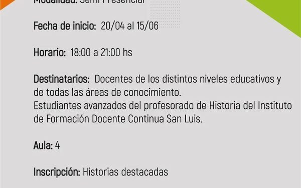 IFDC-SL: CAPACITACIÓN: EL ARCHIVO HISTÓRICO COMO DISPOSITIVO PEDAGÓGICO-DIDÁCTICO. UNA HERRAMIENTA PARA LA  ENSEÑANZA EN EL NIVEL MEDIO