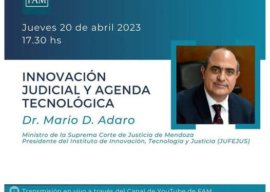 FORMACIÓN FAM: INNOVACIÓN JUDICIAL y AGENDA TECNOLÓGICA