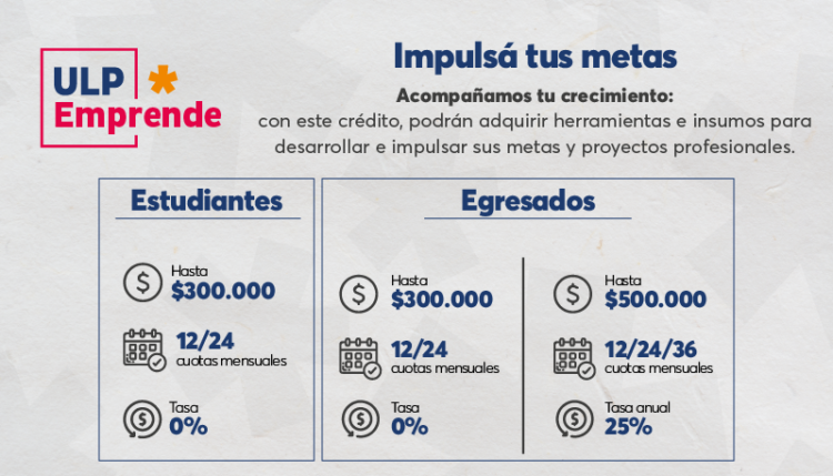 LANZAN LA LÍNEA DE CRÉDITOS “ULP EMPRENDE”