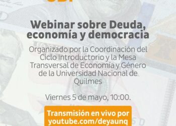 WEBINAR SOBRE DEUDA, ECONOMÍA Y DEMOCRACIA