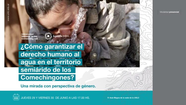 UNLC: INVITAN A UN CICLO DE ENCUENTROS SOBRE EL DERECHO AL AGUA EN MERLO Y LA ZONA