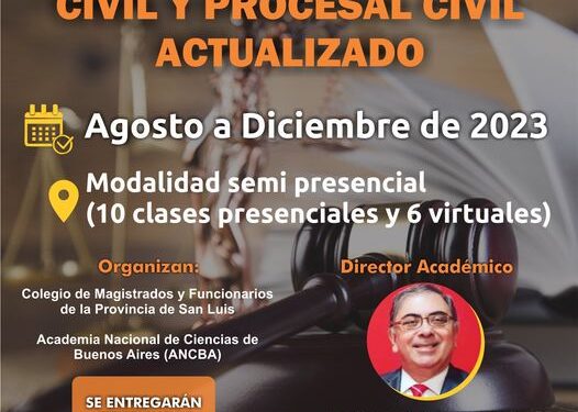 DIPLOMATURA EN DERECHO CIVIL Y PORCESAL CIVIL ACTUALIZADO