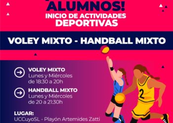 COMIENZAN LAS ACTIVIDADES DEPORTIVAS EN LA UCCUYO