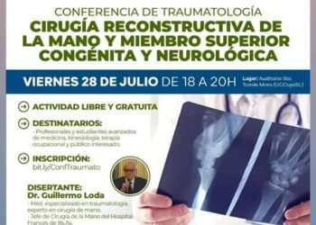 UCCUYO: CONFERENCIA “CIRUGÍA RECONSTRUCTIVA DE LA MANO Y MIEMBRO SUPERIOR CONGÉNITA Y NEUROLÓGICA.”