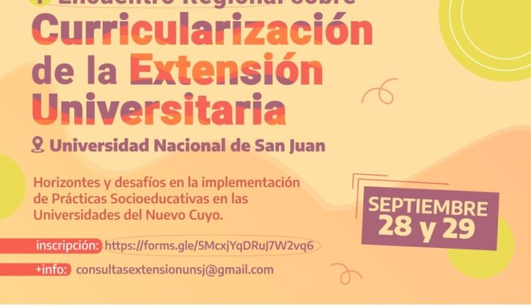 1° ENCUENTRO REGIONAL SOBRE CURRICULARIZACIÓN DE LA EXTENSIÓN UNIVERSITARIA