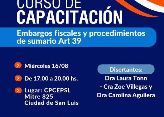 CPCESL: CURSOS DE CAPACITACIÓN