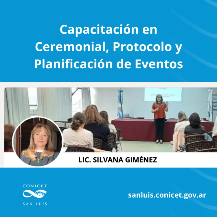 El CCT CONICET invita a Capacitación en Ceremonial, Protocolo y Planificación de Eventos