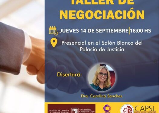 CAPSL: “TALLER DE NEGOCIACIÓN”