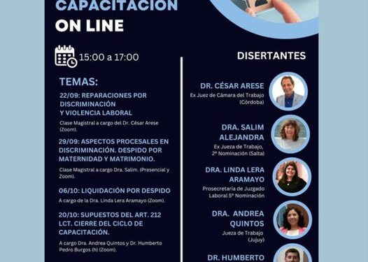 CICLO DE CAPACITACIÓN ON LINE – FUNDACIÓN FIDEST