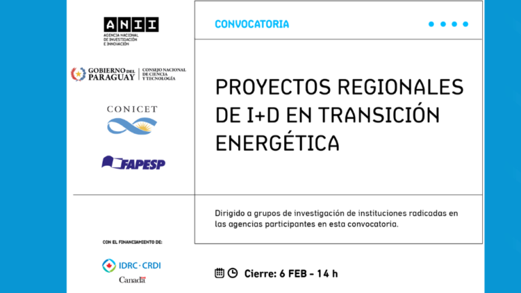 CONICET-SL: CONVOCATORIA MULTILATERAL EN TRANSICIÓN ENERGÉTICA