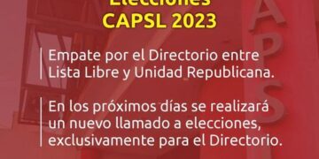“ELECCIONES CAPSL 2023: EMPATE EN EL DIRECTORIO Y TRIUNFO DE UNIDAD REPUBLICANA EN EL COLEGIO FORENSE Y TRIBUNAL DE ÉTICA”