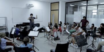 SE REALIZÓ EL PRIMER ENSAYO GENERAL DE LA ORQUESTA INFANTO-JUVENIL DE LA UNLC