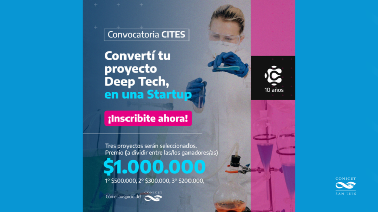 CONICET-SL: CONVOCATORIA “CITES STARTUPS 10 AÑOS”