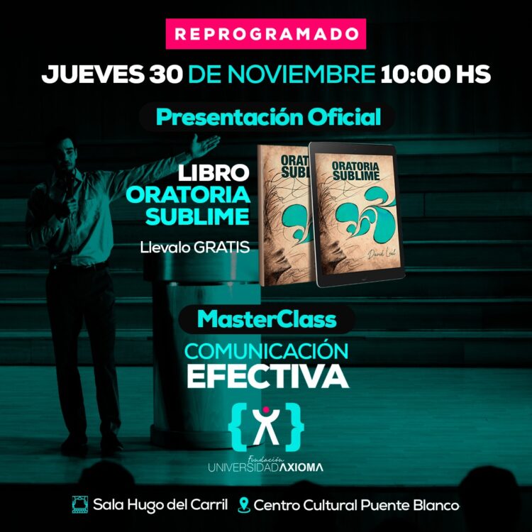 UNVERSIDAD AXIOMA: LIBRO ORATORIA SUBLIME