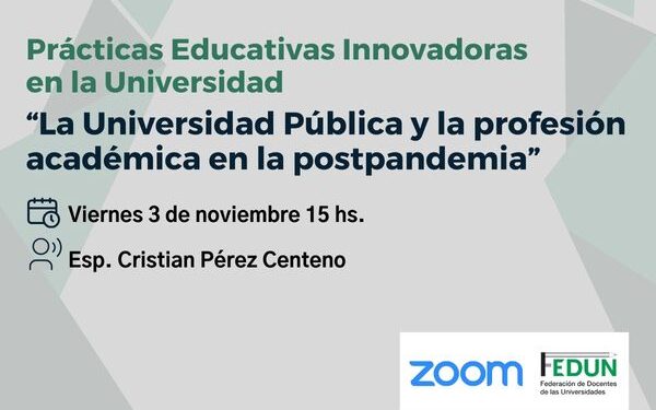 UNLC: COMIENZA LA DIPLOMATURA UNIVERSITARIA “PRÁCTICAS EDUCATIVAS INNOVADORAS EN LA UNIVERSIDAD”