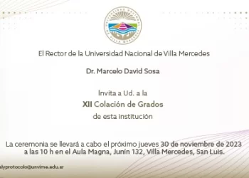 UNVIME: EL JUEVES 30 SERÁ LA XII COLACIÓN DE GRADOS