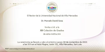 UNVIME: EL JUEVES 30 SERÁ LA XII COLACIÓN DE GRADOS