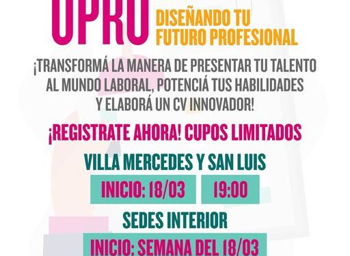 UPRO: DISEÑÁ TU FUTURO PROFESIONAL