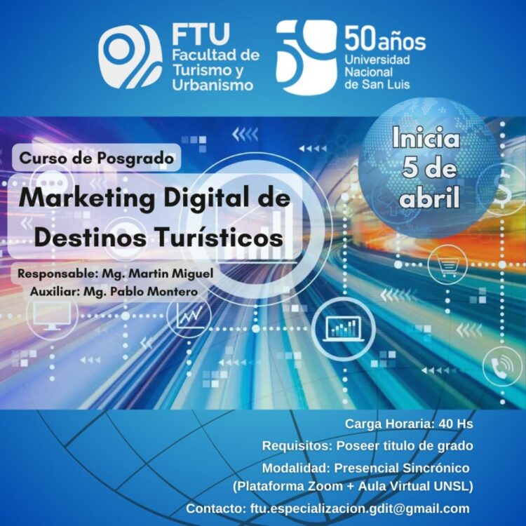 FTU: INSCRIBEN A POSGRADO EN MARKETING DIGITAL DE DESTINOS TURÍSTICOS