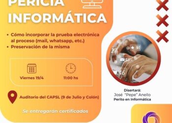 CAPSL: CHARLA INFORMATIVA PERICIA INFORMÁTICA