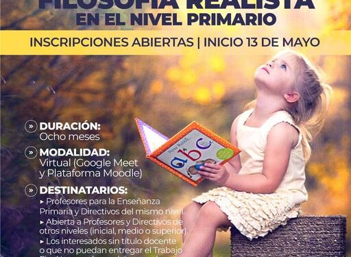 UCCUYO-SL: DIPLOMATURA FILOSOFÍA REALISTA EN EL NIVEL PRIMARIO.