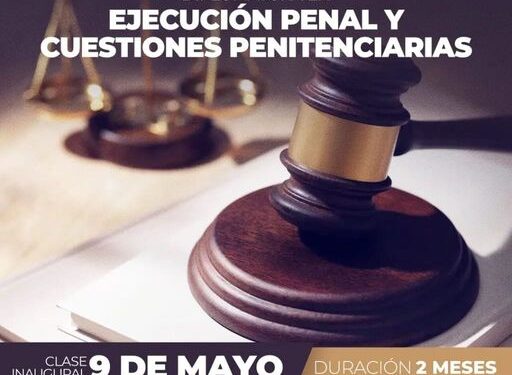 UCCUYO-SL: DIPLOMATURA EN EJECUCIÓN PENAL Y CUESTIONES PENITENCIARIAS