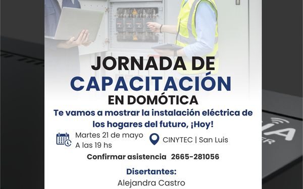 CINYTEC: JORNADA DE CAPACITACIÓN EN DOMÓTICA