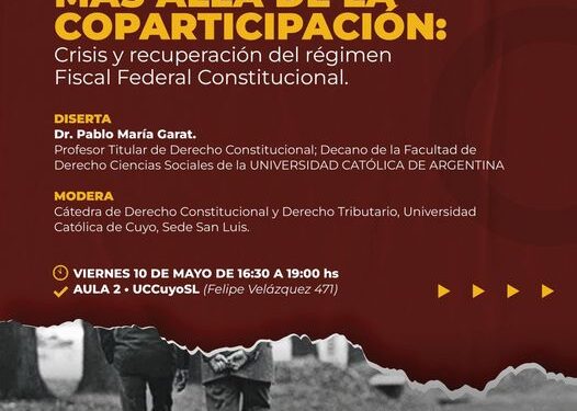 UCCUYO-SL: INICIAMOS EL CICLO DE CONFERENCIAS Y JORNADAS POR LOS 30 AÑOS DE LA REFORMA CONSTITUCIONAL EN NUESTRO PAÍS!