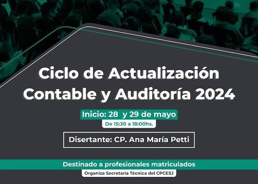 CPCE-SL: CICLO DE ACTUALIZACIÓN CONTABLE Y AUDITORÍA 2024