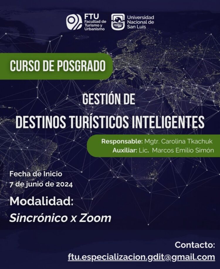 FTU: INSCRIBEN A CURSO SOBRE GESTIÓN DE DESTINOS TURÍSTICOS INTELIGENTES