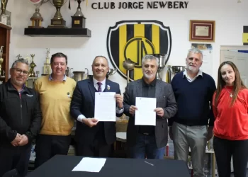 UNVIME: EL RECTOR FIRMÓ CONVENIO DE COLABORACIÓN CON EL CLUB JORGE NEWBERY