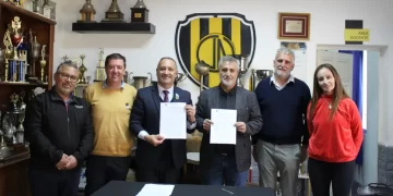 UNVIME: EL RECTOR FIRMÓ CONVENIO DE COLABORACIÓN CON EL CLUB JORGE NEWBERY