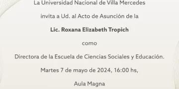 UNVIME: ESTE MARTES ASUME LA DIRECTORA DE LA ESCUELA DE CIENCIAS SOCIALES Y EDUCACIÓN