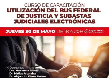 UCCUYO-SL: CAPACITACIÓN: UTILIZACIÓN DE BUS FEDERAL DE JUSTICIA Y SUBASTAS JUDICIALES ELECTRÓNICAS