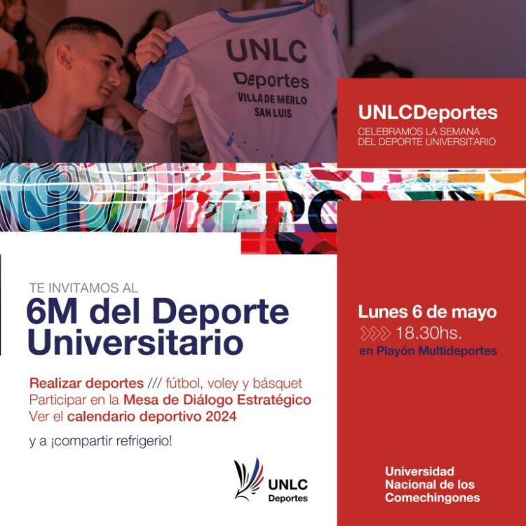6M: BIENESTAR UNLC INVITA A CELEBRAR EL DEPORTE UNIVERSITARIO CON UNA JORNADA DE INTEGRACIÓN
