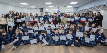 ULP: ALUMNOS DE LAS ESCUELAS PÚBLICAS DIGITALES PROMETIERON Y REAFIRMARON SU LEALTAD A LA BANDERA