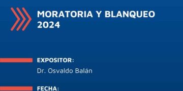 CPCE-SL: CURSO DE CAPACITACIÓN “MORATORIA Y BLANQUEO 2024”