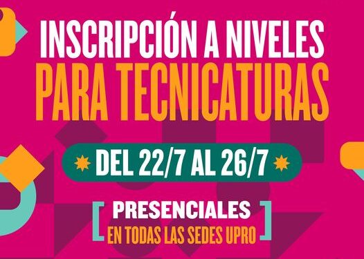 UPRO: ¡ATENCIÓN ALUMNOS QUE ESTÉN CURSANDO TECNICATURAS!