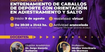 UCCUYO-SL: DIPLOMATURA EN ENTRENAMIENTO DE CABALLOS DE DEPORTE, CON ORIENTACIÓN EN SALTO Y ADIESTRAMIENTO
