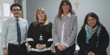 UCCUYO-SL: LA VICERRECTORA, MELINA MALUF MARTÍNEZ, RECIBIÓ EN SU DESPACHO A VERÓNICA TOLLER, DIRECTORA OPERATIVA DEL COMITÉ EJECUTIVO